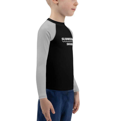 jiu jitsu gear BJJ apparel Silver SS Premium Standard ~ Kid's Rash Guard