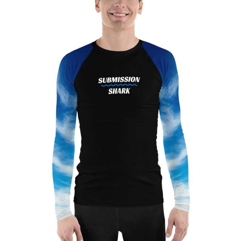 jiu jitsu gear BJJ apparel Sky's The Limit ~ Men's BJJ Rash Guard