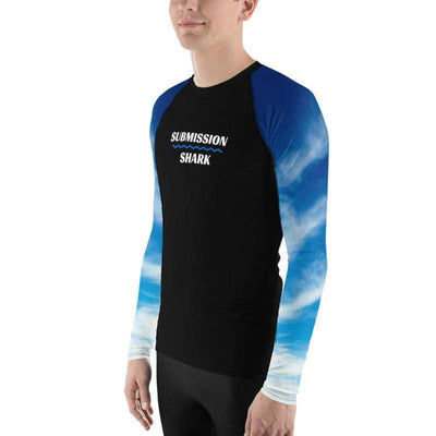 jiu jitsu gear BJJ apparel Sky's The Limit ~ Men's BJJ Rash Guard