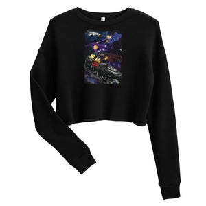 jiu jitsu gear BJJ apparel Spar Wars: Spaceships ~ Crop Sweatshirt