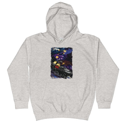 jiu jitsu gear BJJ apparel Spar Wars: Spaceships ~ Kids Hoodie