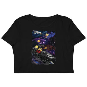 jiu jitsu gear BJJ apparel Spar Wars: Spaceships ~ Organic Crop Top