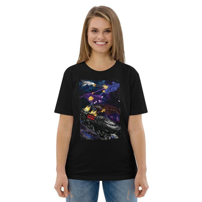 jiu jitsu gear BJJ apparel Spar Wars: Spaceships ~ Unisex Organic T-Shirt