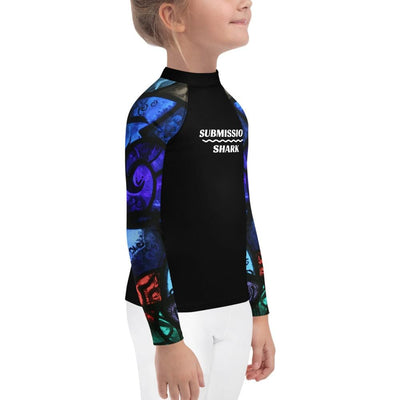 jiu jitsu gear BJJ apparel Spiritual Awakening ~ Kids Rash Guard