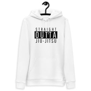 jiu jitsu gear BJJ apparel Straight Outta Jiu-Jitsu ~ Unisex Essential Eco Hoodie