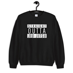 jiu jitsu gear BJJ apparel Straight Outta Jiu-Jitsu ~ Unisex Sweatshirt