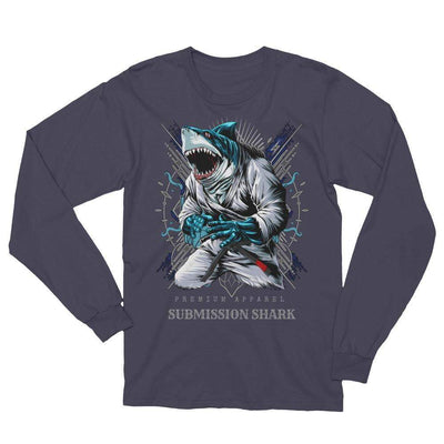 jiu jitsu gear BJJ apparel Submission Shark's Unisex Long Sleeve T-Shirt