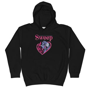 jiu jitsu gear BJJ apparel Sweep Heart ~ Kids Hoodie