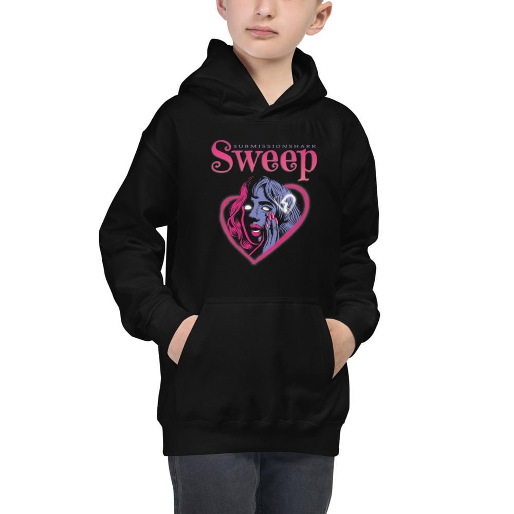 jiu jitsu gear BJJ apparel Sweep Heart ~ Kids Hoodie