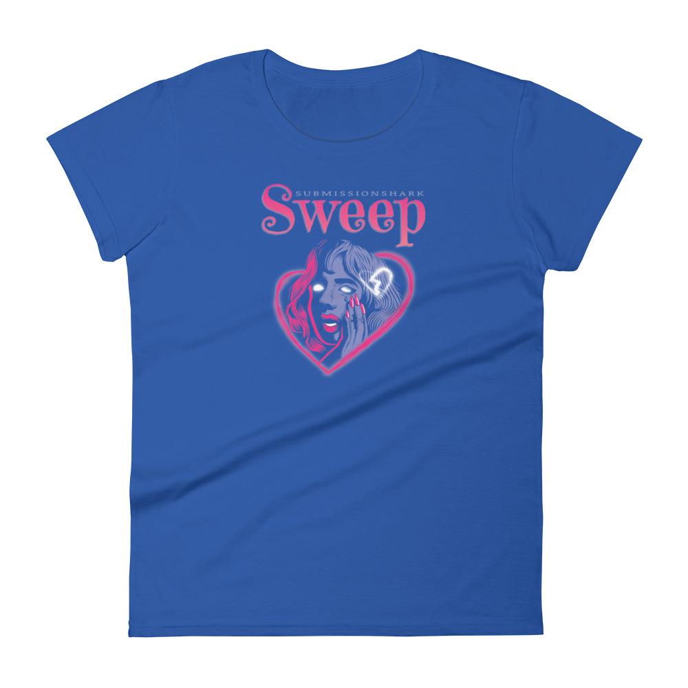 jiu jitsu gear BJJ apparel Sweep Heart ~ Women's Fashion Fit Tee