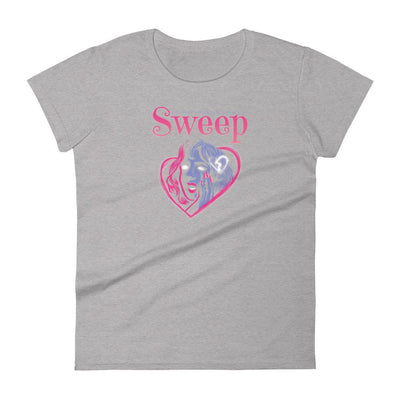 jiu jitsu gear BJJ apparel Sweep Heart ~ Women's Fashion Fit Tee