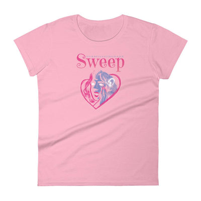 jiu jitsu gear BJJ apparel Sweep Heart ~ Women's Fashion Fit Tee