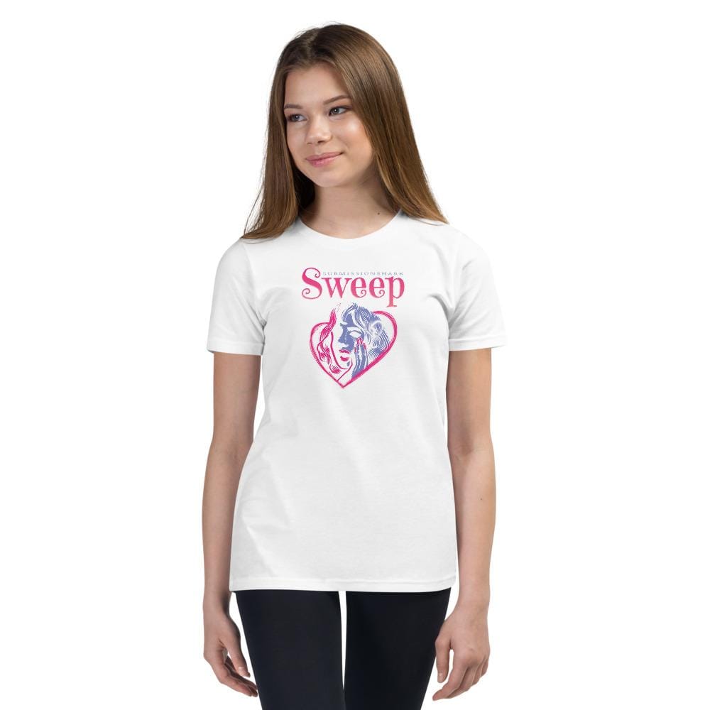 jiu jitsu gear BJJ apparel Sweep Heart ~ Youth T-Shirt