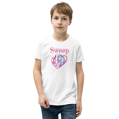 jiu jitsu gear BJJ apparel Sweep Heart ~ Youth T-Shirt