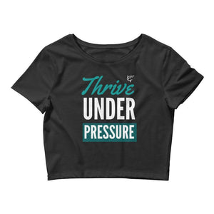 jiu jitsu gear BJJ apparel Thrive Under Pressure ~ Women’s Crop Tee