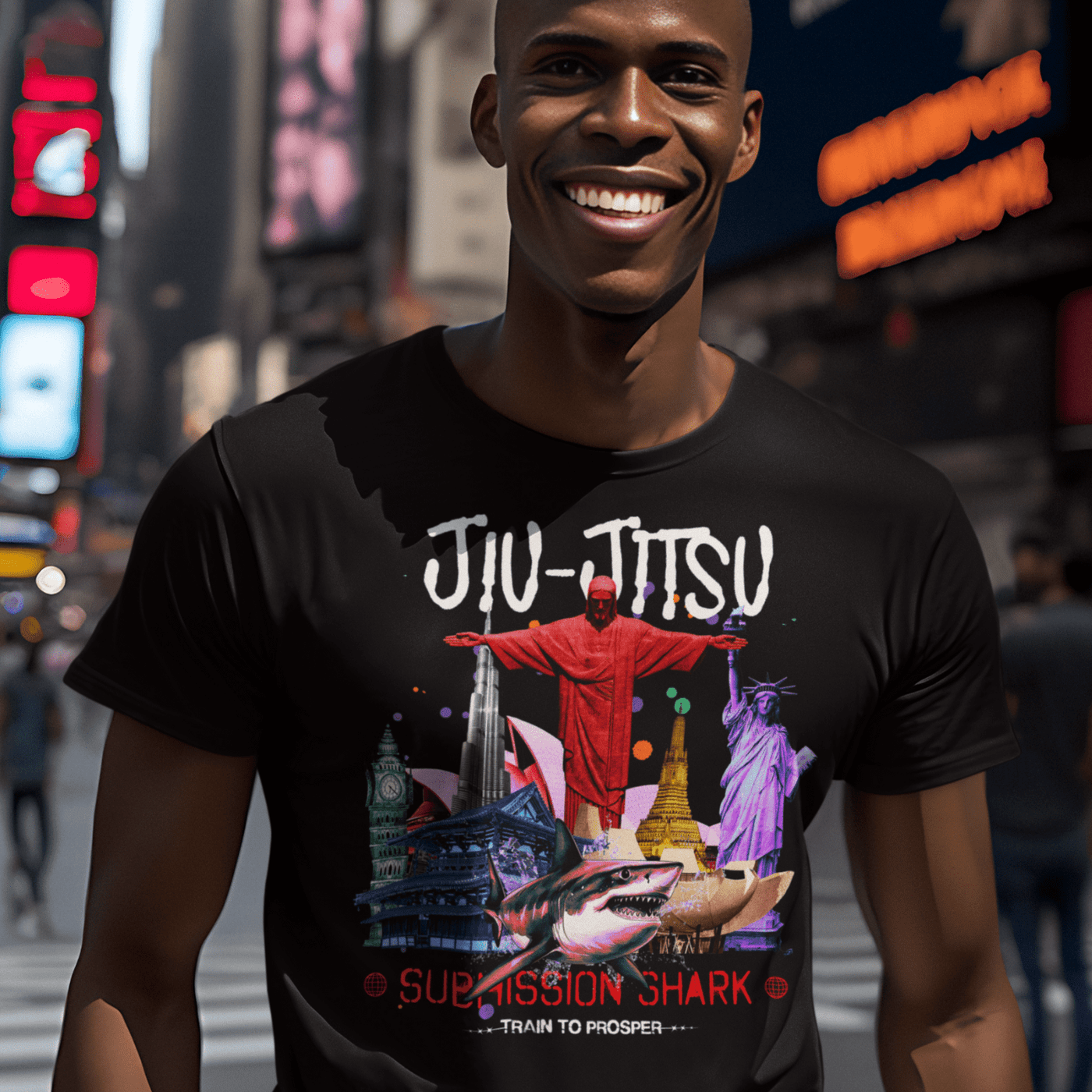 jiu jitsu gear BJJ apparel Train To Prosper Tee