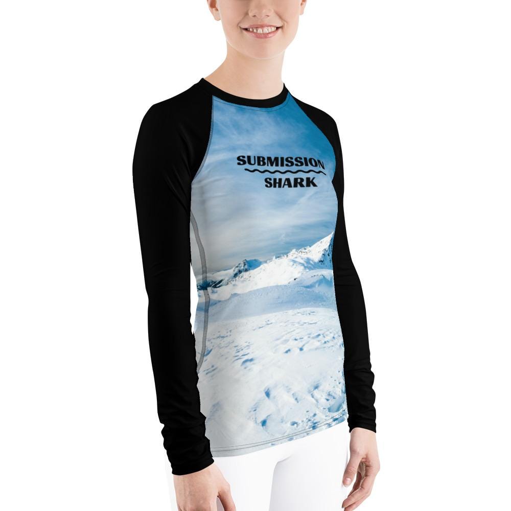 jiu jitsu gear BJJ apparel Tundra Avalanche ~ Women's Rash Guard