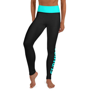 jiu jitsu gear BJJ apparel Turquoise Athletic ~ High-Waist Leggings