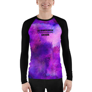 jiu jitsu gear BJJ apparel Violet Psionic ~ Men's BJJ Rash Guard *