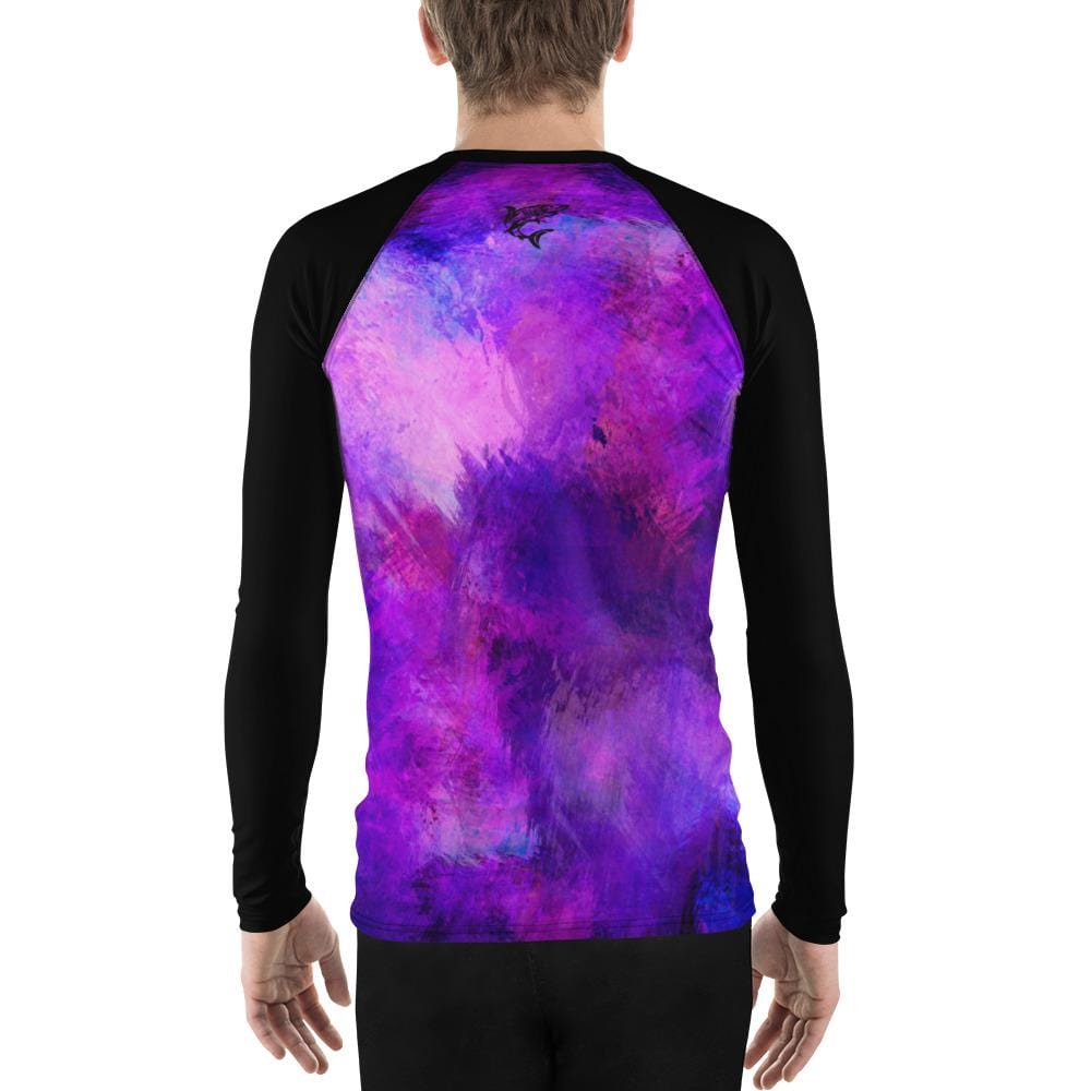 jiu jitsu gear BJJ apparel Violet Psionic ~ Men's BJJ Rash Guard *