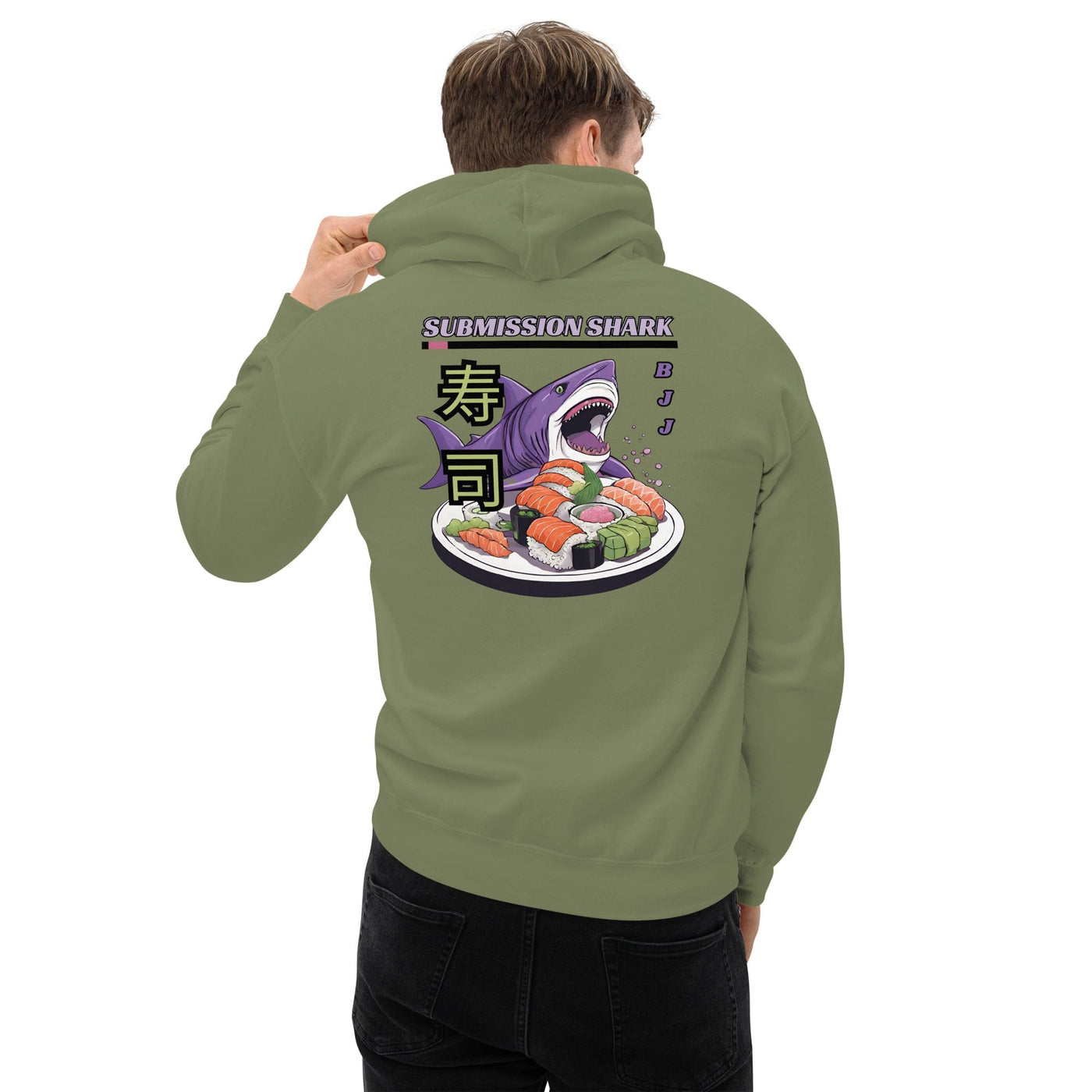 jiu jitsu gear BJJ apparel Wasabi Sushi Hoodie