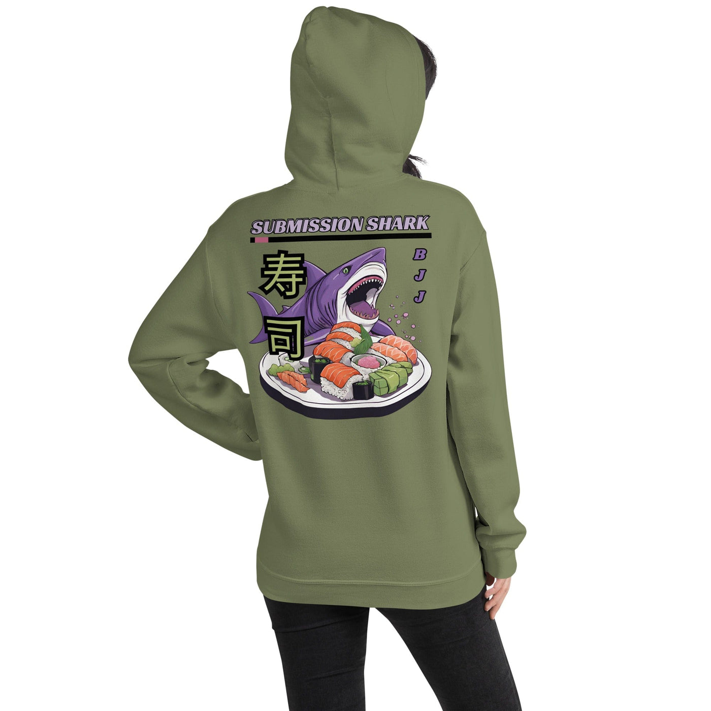 jiu jitsu gear BJJ apparel Wasabi Sushi Hoodie