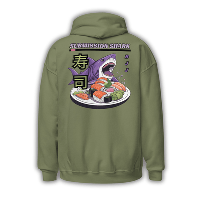 jiu jitsu gear BJJ apparel Wasabi Sushi Hoodie