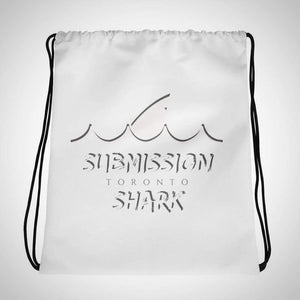jiu jitsu gear BJJ apparel Wavy White | Drawstring bag | Submission Shark