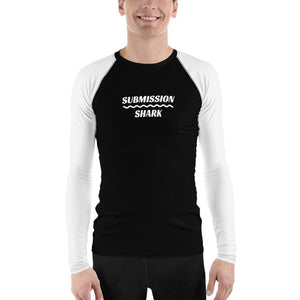 jiu jitsu gear BJJ apparel White SS Premium Standard ~ Men's BJJ Rash Guard