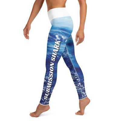 jiu jitsu gear BJJ apparel Wonderful Waves ~ High-Waist Leggings *