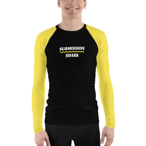 jiu jitsu gear BJJ apparel Yellow SS Premium Standard ~ Men's BJJ Rash Guard