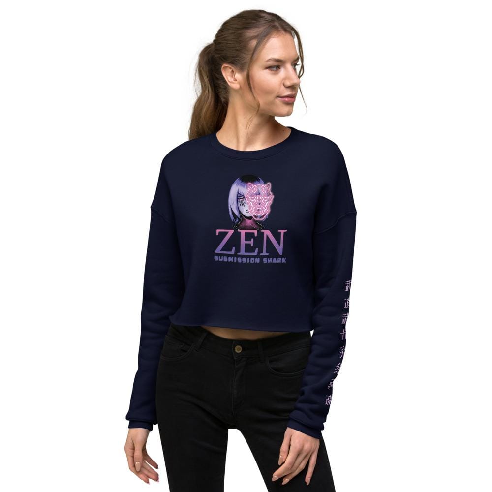 jiu jitsu gear BJJ apparel ZEN ~ Crop Sweatshirt