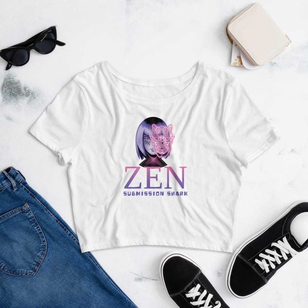 jiu jitsu gear BJJ apparel ZEN ~ Women’s Crop Tee